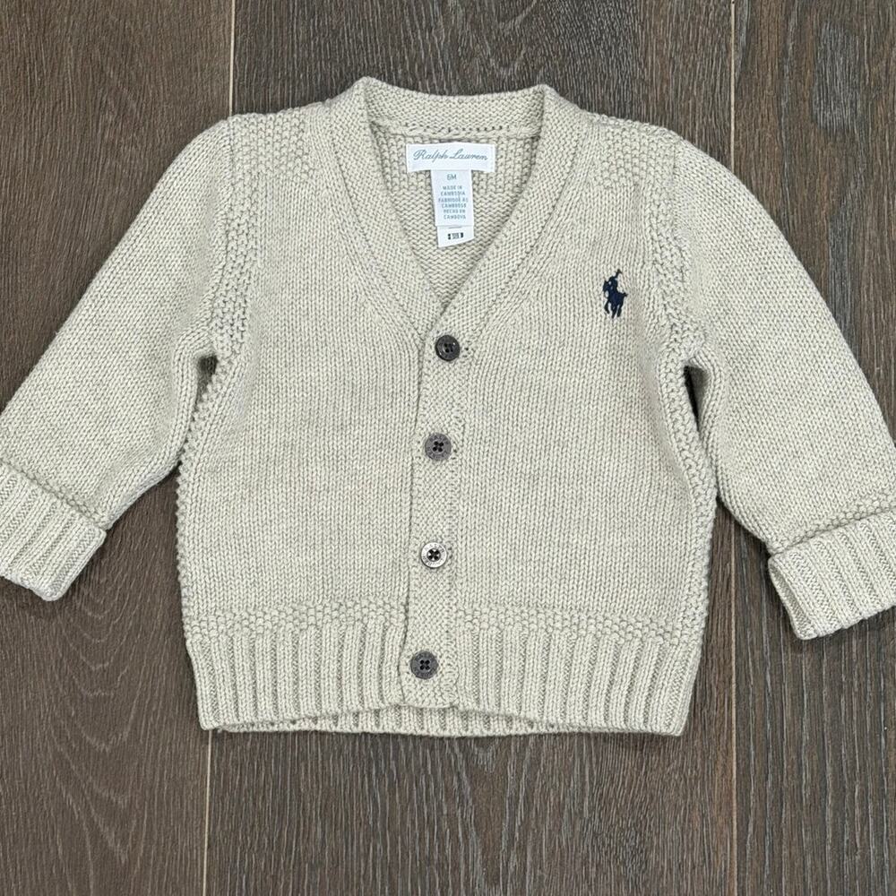 Ralph Lauren Baby Knit Cardigan Sweater 6m
